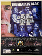 Load image into Gallery viewer, Legends of Wrestling II - PS2 NGC Xbox - Original Vintage Advertisement - Print Ads - Laminated A4 Poster