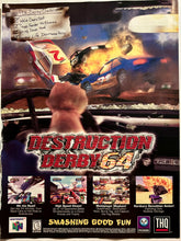 Cargar imagen en el visor de la galería, Destruction Derby 64 - N64 - A4 Print Ads