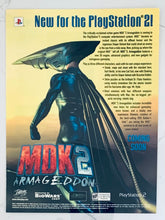 Cargar imagen en el visor de la galería, MDK 2 Armageddon - PS2 - Original Vintage Advertisement - Print Ads - Laminated A4 Poster