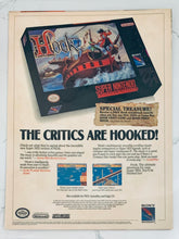 Load image into Gallery viewer, Hook - SNES - Original Vintage Advertisement - Print Ads - Laminated A4 Poster