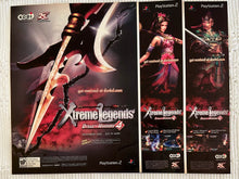 Load image into Gallery viewer, Dynasty Warriors 4: Xtreme Legends - PS2 - Original Vintage Advertisement - Print Ads - Laminated A4 Poster