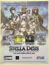 Cargar imagen en el visor de la galería, Stella Deus: The Gate of Eternity - PS2 - Original Vintage Advertisement - Print Ads - Laminated A4 Poster