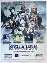 Cargar imagen en el visor de la galería, Stella Deus: The Gate of Eternity - PS2 - Original Vintage Advertisement - Print Ads - Laminated A4 Poster
