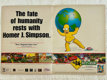 Cargar imagen en el visor de la galería, The Simpsons: Hit & Run - PS2 Xbox NGC PC - Original Vintage Advertisement - Print Ads - Laminated A3 Poster