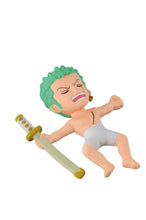Cargar imagen en el visor de la galería, One Piece - Roronoa Zoro - Desktop Figure - OP Ichiban Kuji Sakihokore! Enshoku Mugiwara Emaki (Prize H)