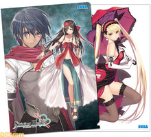 Load image into Gallery viewer, Shining Hearts - Rick & Kaguya / Mistral - A4 Original Clear File & Trading Cards - Jump Festa 2011