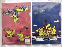 Load image into Gallery viewer, Pokémon - Pikachu in the Farm - A4 Clear File Set of 2