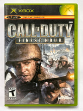 Load image into Gallery viewer, Call of Duty: Finest Hour - Xbox Classic - NTSC - Box & Manual