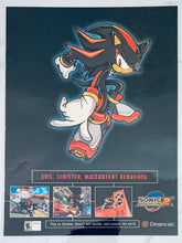 Cargar imagen en el visor de la galería, Sonic Adventure 2 - Dreamcast - Original Vintage Advertisement - Print Ads - Laminated A4 Poster