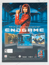 Cargar imagen en el visor de la galería, End Game - PS2 - Original Vintage Advertisement - Print Ads - Laminated A4 Poster