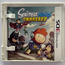 Cargar imagen en el visor de la galería, Scribblenauts Unmasked - Nintendo 3DS / XL 2DS - NTSC - Box & Manual (CTR-AD6E-USA)