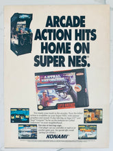 Load image into Gallery viewer, Sunset Riders / Lethal Enforcers - SNES - Original Vintage Advertisement - Print Ads - Laminated A4 Poster