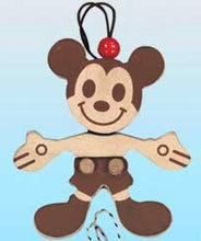 Load image into Gallery viewer, Disney Characters - Mickey Mouse - Wooden Mascot Strap