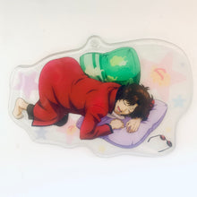 Cargar imagen en el visor de la galería, Gintama - Tatsuma Sakamoto - Die-cut Clear Name Tag - Ichiban Cafe Gintama ~Only those who usually look good have terrible sleeping faces~