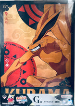 Cargar imagen en el visor de la galería, Ichiban Kuji Naruto Shippuuden Shinobi no Kizuna (Prize G) - A3 Clear Poster - Kyuubi / Kurama