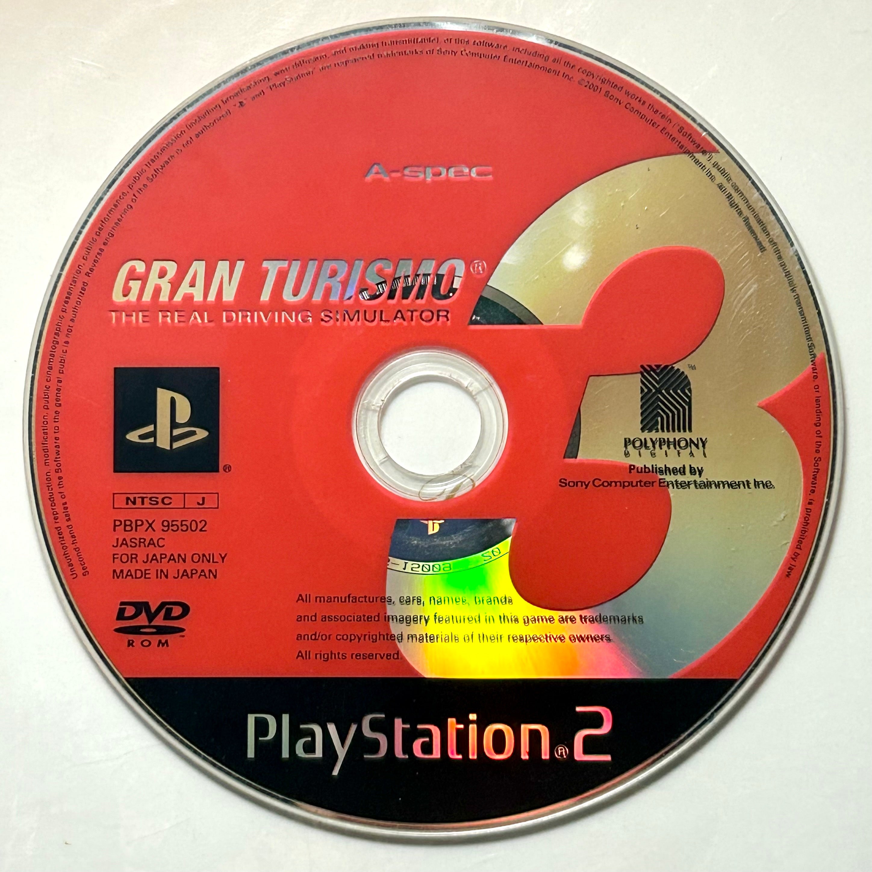 Gran Turismo 3: A-Spec - PlayStation 2 - PS2 / PSTwo / PS3 - NTSC