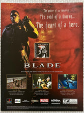 Load image into Gallery viewer, Blade - PlayStation GBC - Original Vintage Advertisement - Print Ads - Laminated A4 Poster