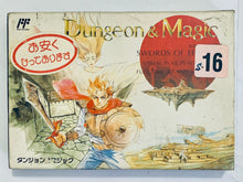 Cargar imagen en el visor de la galería, Dungeon & Magic: Swords of Element - Famicom - Family Computer FC - Nintendo - Japan Ver. - NTSC-JP - Cart & Box (NAT-DM)