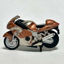 Cargar imagen en el visor de la galería, 1999 Suzuki GSX1300R Hayabusa (Bronze) - Die-cast Mini Pull-back Bike