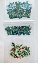Load image into Gallery viewer, Pokémon - Rayquaza - Pokémon Center SHIBUYA Graffiti Art Sticker Set of 3