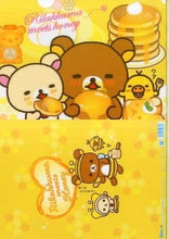 Load image into Gallery viewer, Rilakkuma - A4 Clear File - Rilakkuma Meets Honey Series