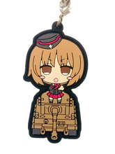 Load image into Gallery viewer, Girls und Panzer - Nishizumi Miho - GuP Movie Rubber Strap Collection - Kuromorimine Jogakuen ver.