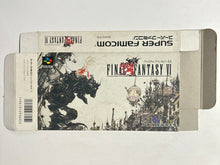 Load image into Gallery viewer, Final Fantasy VI - Super Famicom - Box (SHVC-F6)