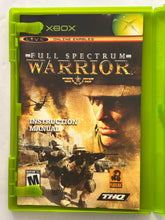 Cargar imagen en el visor de la galería, Full Spectrum Warrior- Xbox Classic - NTSC - Box & Manual