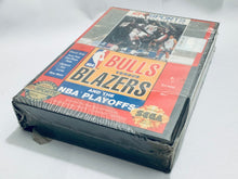 Load image into Gallery viewer, Bulls versus Blazers and the NBA Playoffs - Sega Genesis - NTSC - Brand New (720201)