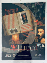 Load image into Gallery viewer, Lunacy - Sega Saturn - Original Vintage Advertisement - Print Ads - Laminated A4 Poster