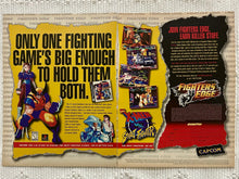 Cargar imagen en el visor de la galería, X-Men vs. Street Fighter - PlayStation - Original Vintage Advertisement - Print Ads - Laminated A3 Poster