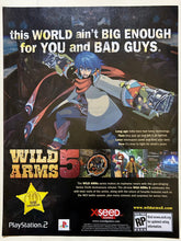 Cargar imagen en el visor de la galería, Wild Arms 5 - PS2 - Original Vintage Advertisement - Print Ads - Laminated A4 Poster