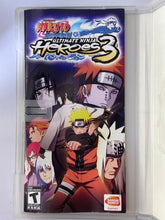 Cargar imagen en el visor de la galería, Naruto Shippuden: Ultimate Ninja Heroes 3 - PSP - PlayStation Portable - NTSC - Box & Manual (ULUS-10518)