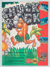 Load image into Gallery viewer, Chuck Rock / Cyber-Cop - Genesis - Original Vintage Advertisement - Print Ads - Laminated A4 Poster