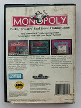 Load image into Gallery viewer, Monopoly - Sega Genesis - NTSC - Box & Manual (T-89026)