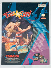Cargar imagen en el visor de la galería, Fatal Fury - SNES - Original Vintage Advertisement - Print Ads - Laminated A4 Poster