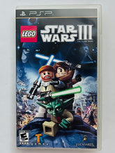 Cargar imagen en el visor de la galería, LEGO Star Wars III: The Clone Wars - PSP - PlayStation Portable - NTSC - Box & Manual (ULUS-10531)