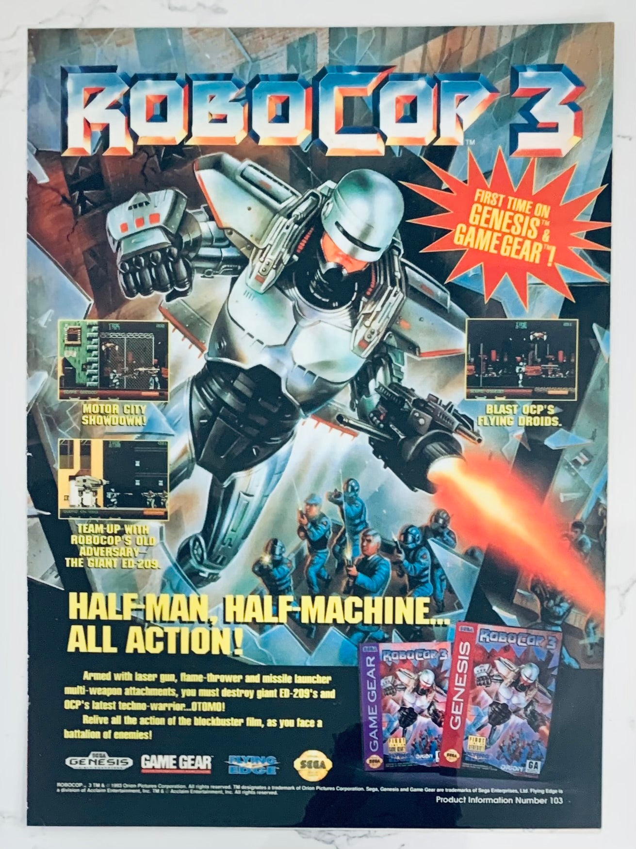 Prix de Robocop 3 sur Sega Game Gear | Comparer les Prix en Loose, Complet, Neuf Prix de Robocop 3 sur Sega Game Gear | Comparer les Prix en Loose, Complet, Neuf