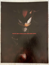Cargar imagen en el visor de la galería, Shadow the Hedgehog - PS2 Xbox NGC - Original Vintage Advertisement - Print Ads - Laminated A3 Poster