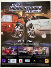 Load image into Gallery viewer, Midnight Club 3: DUB Edition - PS2 Xbox - Original Vintage Advertisement - Print Ads - Laminated A4 Poster