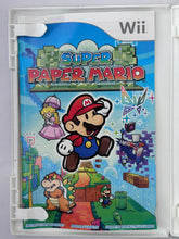 Cargar imagen en el visor de la galería, Super Paper Mario - Nintendo Wii / Wii U - NTSC - Box & Manual (RVL-R8PE-USA)