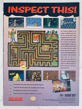 Load image into Gallery viewer, Inspector Gadget - SNES - Original Vintage Advertisement - Print Ads - Laminated A4 Poster