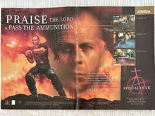 Load image into Gallery viewer, Apocalypse - PlayStation - Original Vintage Advertisement - Print Ads - Laminated A3 Poster