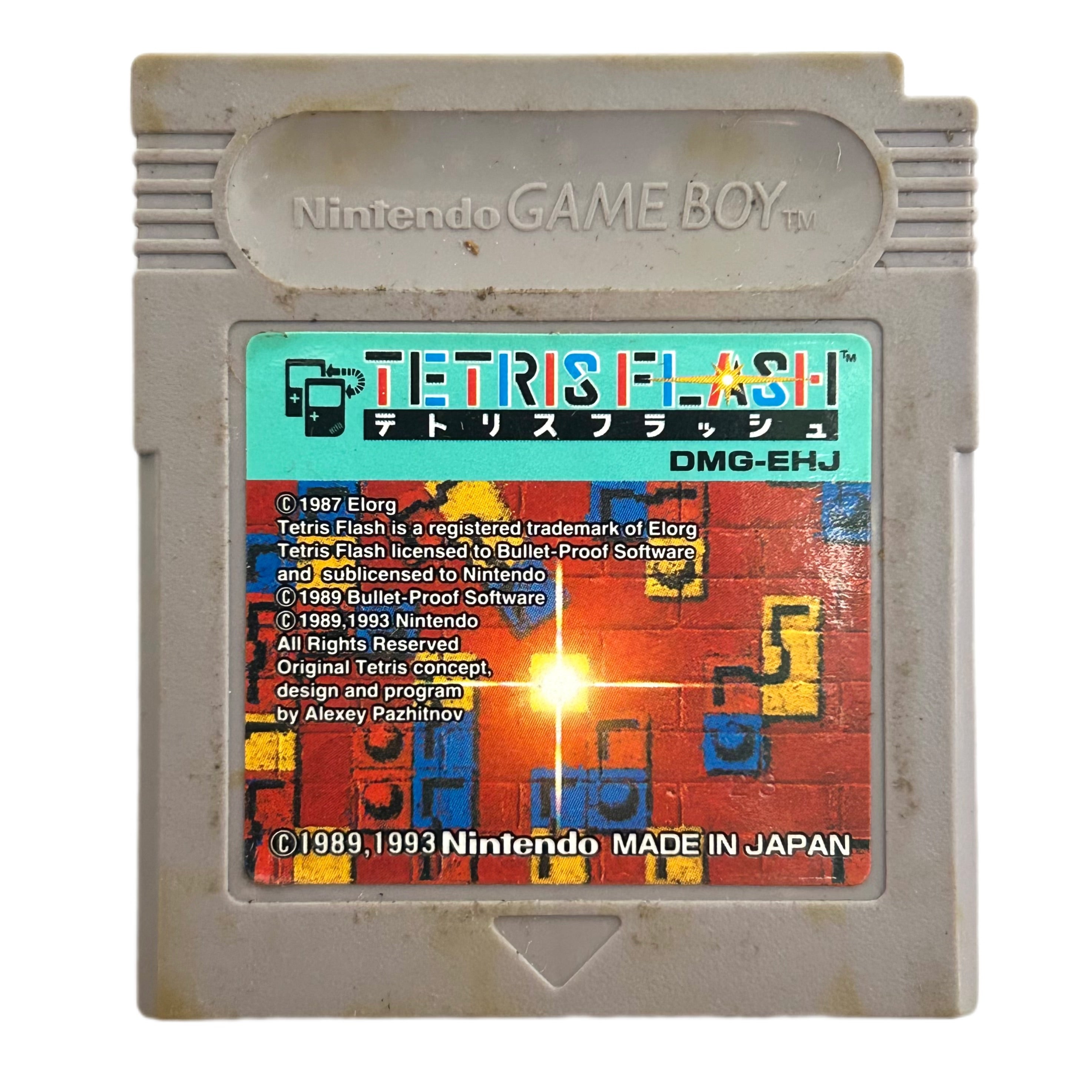 Tetris Flash - GameBoy - Game Boy - Pocket - GBC - GBA - JP - Cartridg –  Cuchiwaii