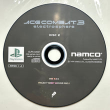 Load image into Gallery viewer, Ace Combat 3: Electrosphere - PlayStation - PS1 / PSOne / PS2 / PS3 - NTSC-JP - Disc (SLPS-02020-1)