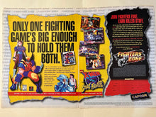 Cargar imagen en el visor de la galería, X-Men vs. Street Fighter - PlayStation - Original Vintage Advertisement - Print Ads - Laminated A3 Poster