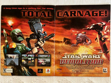 Cargar imagen en el visor de la galería, Star Wars Demolition - Dreamcast PS1 - Original Vintage Advertisement - Print Ads - Laminated A3 Poster