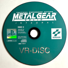 Load image into Gallery viewer, Metal Gear Solid: Integral - PlayStation - PS1 / PSOne / PS2 / PS3 - NTSC-JP - Disc (SLPM-86247)