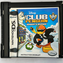 Cargar imagen en el visor de la galería, Disney Club Penguin: Herbert's Revenge - Nintendo DS / DSLite DSi XL - NTSC - Box & Manual (NTR-CY9E-USA)