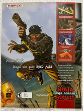 Cargar imagen en el visor de la galería, Ninja Assault - PS2 - Original Vintage Advertisement - Print Ads - Laminated A4 Poster